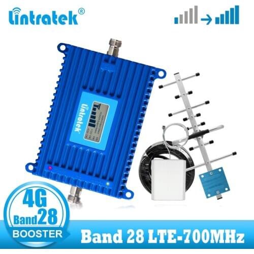 Lintratek LTE 700 Signal booster band 28 4G internet signal cellular amplifier LTE B28 With ALC function 700MHz repeater kit