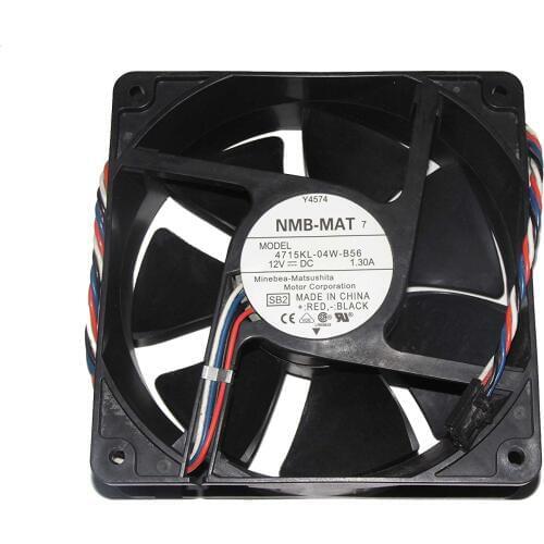Bykski NMB 4715KL-04W-B56 High Air Pressure 12038 12CM Fan 12V 1.3A