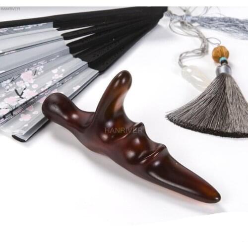 Green thumb type massage convex point fingers massage acupuncture points in muscle relaxation fascia crystal powder color stone