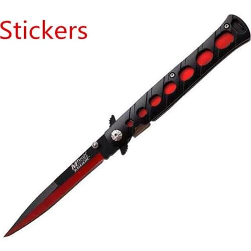 1X 15cm For Automatic Switchblade Knife Car Truck Decal Bumper Window Graffiti Stickers Waterproof For Car Or Home Decoration
