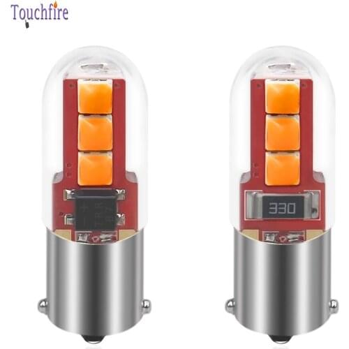 2Pcs T10 W5W LED Bulbs BA9S LED H6W T4W Car Reverse Lights Auto Wedge Turn Side Parking License Plate Interior Map Dome Lamps