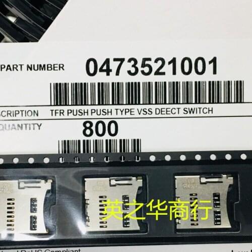 47352-1001, 473521001, 0473521001 TF booth MICRO SD and playing style