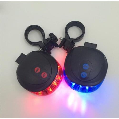 5 LED Flashing Lamp Laser Tail Light Bicycle Warning LED Lights Rear Cycling Bike Safety Warning New Bicycle Accessories