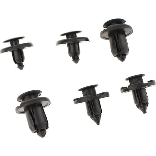 50x Car Body Plastic Push Pin Rivet Fasteners Trim Moulding Clip Assortments