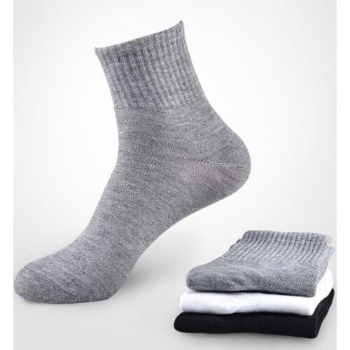 6/7/8pair Women Mens Cotton Blend Socks Short High Quality New Casual Breatheable Comfortable Short Socks White Black Gray Sock