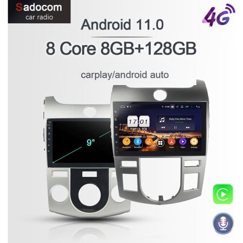 720P PX6 9"DSP 2 din IPS Android 10.0 4GB RAM 64GB car radio 5.0 GPS Car DVD Player RDS autoradio For kia CERATO FORTE 2008-2012