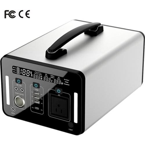 Quick charge support 1200 wh high capacity lithium portable power station camping outdoor