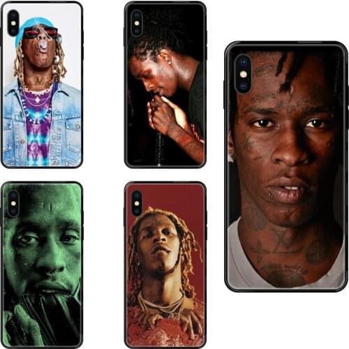 For Xiaomi Redmi 3S 4X 4A 5 5A 6 6A 7 7A 8 8A 8T 9 9A K20 K30 S2 Y2 Pro Plus Ultra Black Soft Multi Colors Young Thug Edge