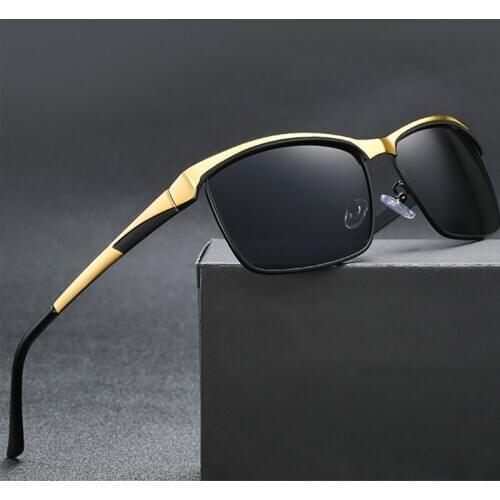 FENCHI Sunglasses for Men 2021 Trends Retro Brand Unusual Decorative Male Polarized Glasses