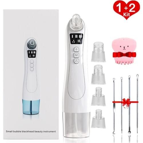 Blackhead Remover Face Skin Vacuum Pore Cleaner Suction Acne Pimple Removal Tool Deep Cleansing Machine Black Spot Pore Cleaner