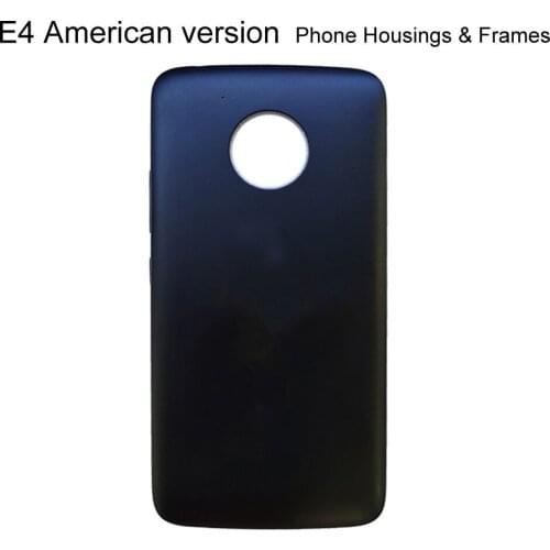 Mobile Phone Housings Frames For Motorola Moto E4 American Version Battery Back Cover Door Housing Case