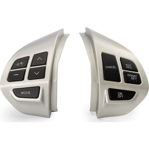 New 1pair Volume Sound Button Steering Wheel Control Switch for Mitsubishi ASX L200 Outlander Laner Auto Part 8701A087 8602A008