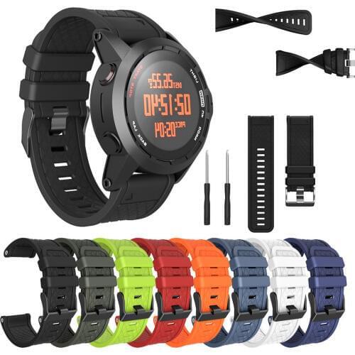 New Arrivals Fitness Bracelet For Garmin Fenix/Fenix 2 Band Easy Fit 26mm Width Soft Silicone Watch Strap Relogio Inteligente
