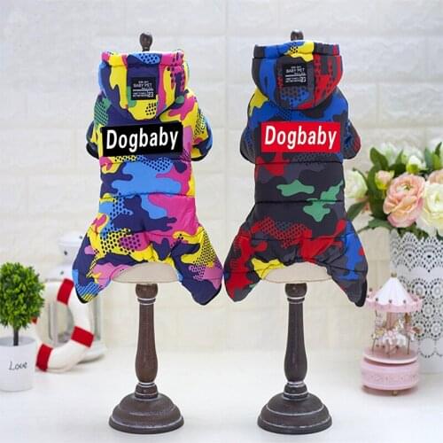 Pet Dog Clothes Winter Warm Dog Windproof Coat Thicken Pet Clothing For Dogs Costume Jumpsuit Hoodies Jacket Pet Supplies perros