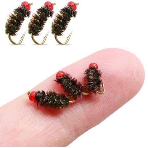 3pcs Insects Flies Fly Fishing Lures Topwater Bait Dry Trout Artificial Crank Hook Lure Bionic Bee Floating Hooks Accessories