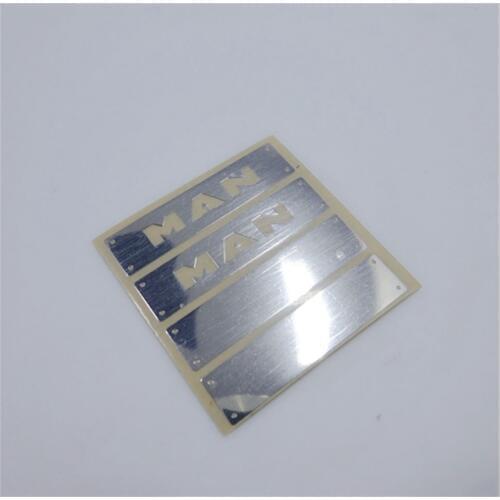 Rc Toys Model Truck Decoration Accessories Tail-Light Logo Stickers For 1/14 Scale RC Tractor Trailer Tamiya MAN TGX 56325 56329