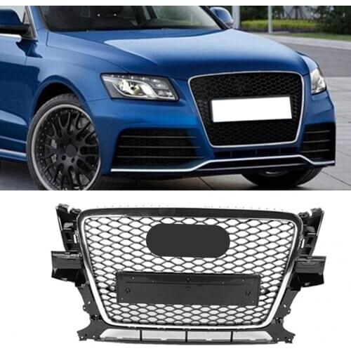 RSQ5 Style Car Front Bumper Grille Grill for Audi Q5/SQ5 8R 09-12 Car modification styling accessories