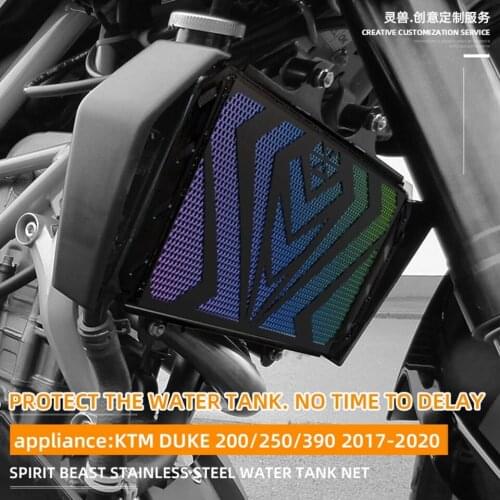 SPIRIT BEAST Motorcycle Radiator Net Grille Guard Cover Parts Water Tank Protection Net For KTM DUKE200/250/390 2017-2020 year