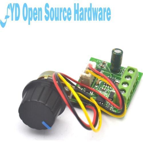 PWM Motor Speed Controller Automatic DC Motor Regulator Control Module Low Voltage DC 1.8V to 15V 2A