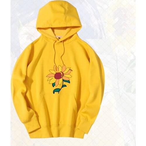 Ai Kawaii Hoodie Anime Wonder Egg Priority Sunflower Pocket Casual Loose Sweatshirts Carton Cute Print Cosplay Costume Boy Girl