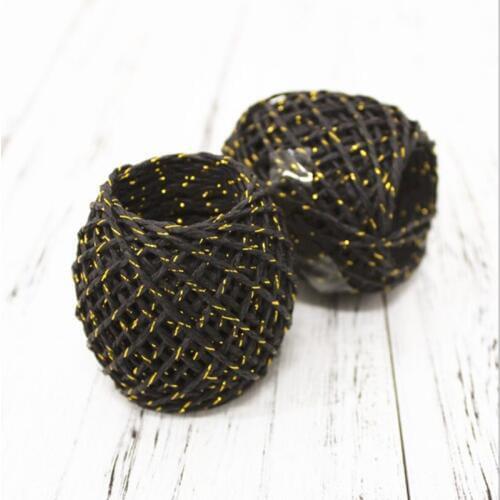 20m 2colors Natural Paper Rope Gift Box String Rope Floral Craft Wedding Birthday Party Tags Wrap Decoration Party Supplies