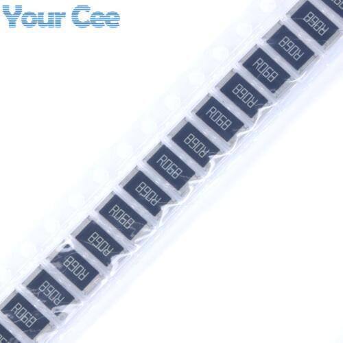 50 pcs 2512 SMD Resistor 1W 0.068 ohm 0.068R R068 1% 2512 Chip Resistor High Precision