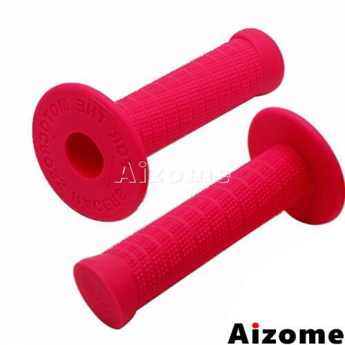 1 Pair Motorcycle Handlebar Grips Anti-Skid Rubber Hand Bar Grips Motorcycle 7/8" HandleBar End Grips For HONDA YAMAHA SUZUKI