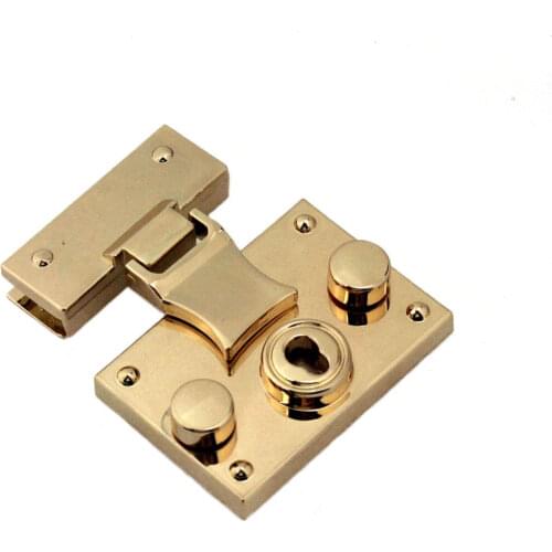 1 pcs Metal Push Lock Fashion Special Design Twist Lock For DIY Handbag Bag Purse Luggage Hardware Closure Bag Parts Accessories