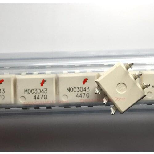 10pcs MOC3043M MOC3043 6-PIN DIP ZERO-CROSS OPTOISOLATORS TRIAC DRIVER OUTPUT (250/400 VOLT PEAK) 100% New original