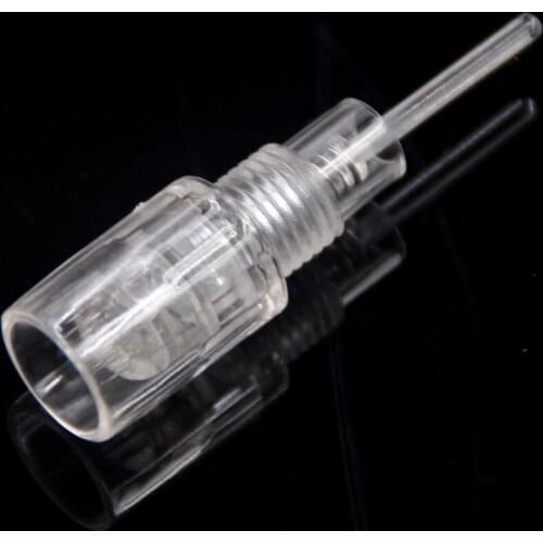 10pcs 8mm Screw Port Tattoo Cartridges Microneedling Needles Microneedle Tip for Charmant MTS Derma Micro Nano Tattoo Needles