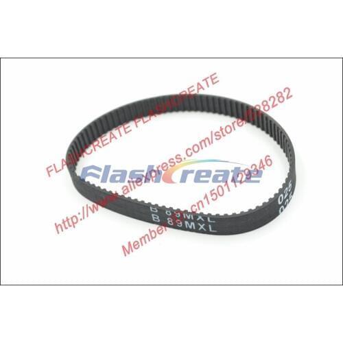 10pcs B89 MXL Timing Belt Teeth 89 Width 6.35mm Length 180.848mm B89MXL Rubber Closed-Loop Synchronous Belt