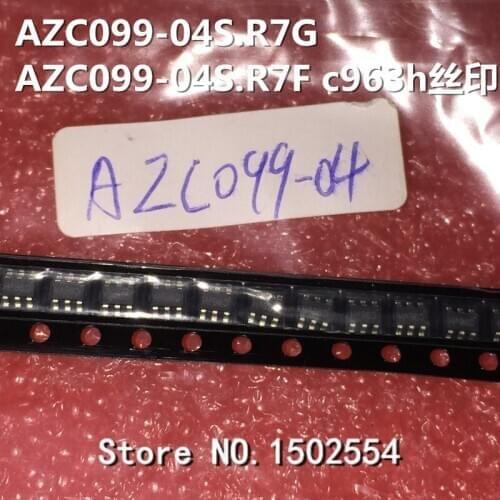 10PCS/LOT AZC099-04S.R7G imprint C96GH SOT23-6 E electrostatic protection transistor New original In Stock