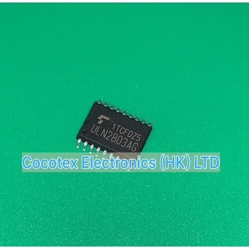 10pcs/lot ULN2803AG SOP18 ULN 2803AG TRANS 8NPN DARL 50V 0.5A 18SOL ULN2803AFWG ULN2803AFWG,C,EL ULN2803 AG