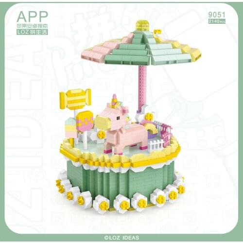 14+year blocks Birthday Cake Model LOZ mini Blocks Kids Building Toys Girls Puzzle teens building blocks Gift 9051 no box