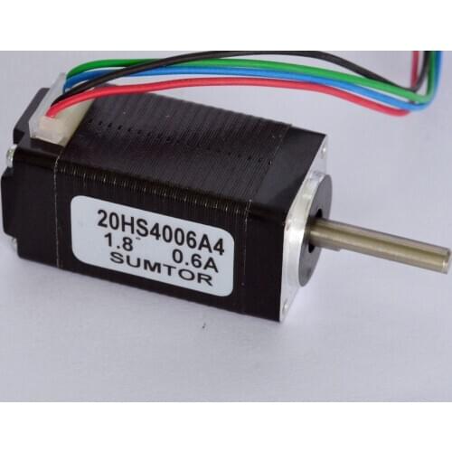 4-lead NEMA 8 Stepper Motor with 2.6N.cm 3.6oz-in Length 40mm 1.8 degree