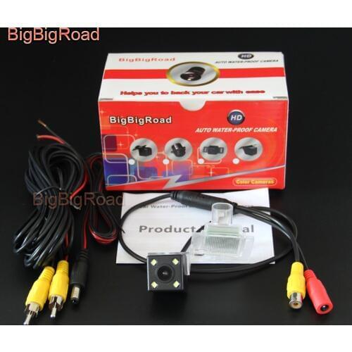 BigBigRoad Car Rear View Camera Backup Parking Camera Night Vision Waterproof For Mercedes Benz AMG C Class C63S Coupe 2017