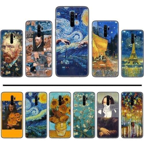 Van Gogh Starry Night Oil Painting Unique Design Phone Cover For Xiaomi Redmi 4x 5 plus 6A 7 7A 8 mi8 8lite 9 note 4 5 7 8 pro