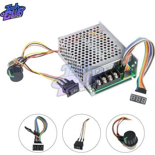 Digital Display 0~100% adjustable 10-55V 60A PWM DC Motor Speed Controller 12V 24V 48V 2000W MAX Reversible Potentiometer