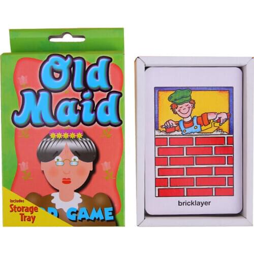 Kids children Crazy Game Card Poker Hearts Fish Old Maid Game Card kid Child Baby Educational Toys