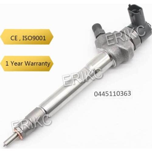 ERIKC 0445110363 Diesel Injector 0 445 110 363 for Bosch ISUZU JMC 4D24 4JB1 9P2-9K546-AA N350N351