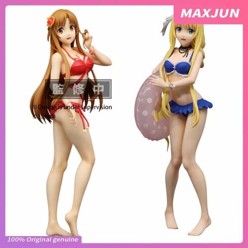MAXJUN Anime Sword Art Online Figures FuRyu Yuuki Asuna Alice PVC Model toys Sword Art Online SAO Sexy Action figure doll