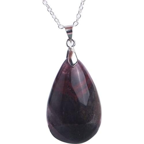 Genuine Wine Red Cacoxenite Auralite 23 Natural Stone Pendant For Women Femme Charming Crystal Bead Pendant Just One