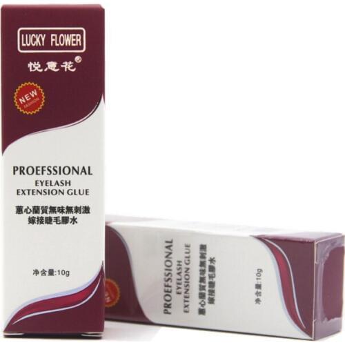 Pro False Eyelash Extensions Glue Super Sticky Long Lasting None Odor and Irritation Practice Eyelash Adhesive Glue