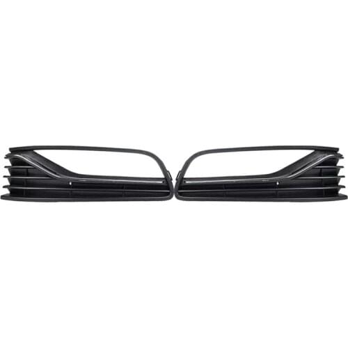 Car Front Bumper Fog Lamp Cover Grille Trim for Polo 6R/6C 2014 2015