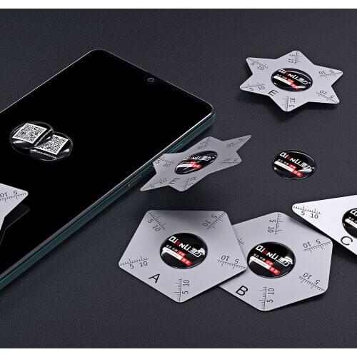 Qianli 5 Kinds 0.1mm Soft Metal Sheet mobile Phone LCD Screen Opening Picks Pry Tool