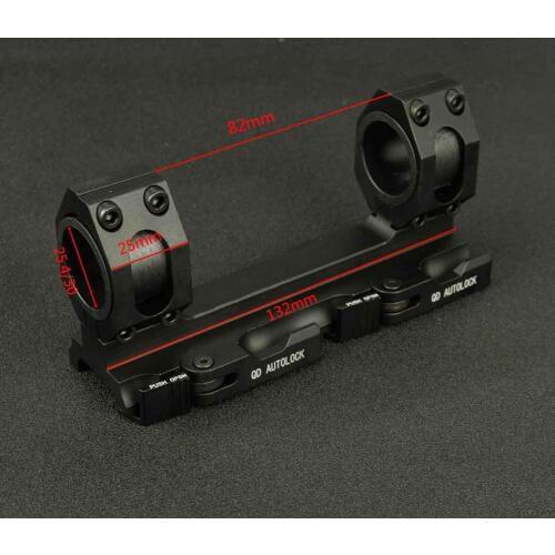 Tactical scope mount 25.4mm 30mm Weaver picatinny rail scope Rings Extended Cantilever QD Mounts Bases With Auto Lock Hunting