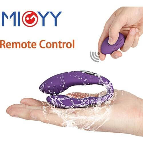 U Shape Vibrator for Women Dildo G Spot Stimulator Double Vibrators Wearable Female Vibrator Masturbation Sex Toys Adult Games