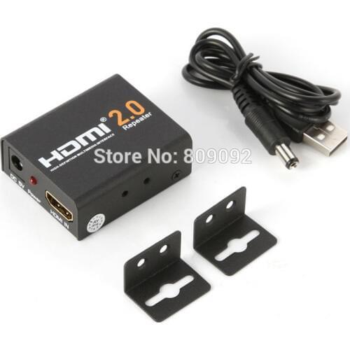 HDMI 2.0 Repeater Signal Booster Extender Amplifier Up to 115ft/35m Support 4K 1080P 3D FOR PC/DVD