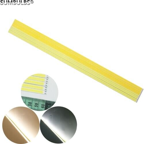 10pcs 600*6mm Dimmable DC12V COB LED Strip Bar Light source 60cm 23.6in 12V Warm Cold White Lamp Bulb Decor Lighting