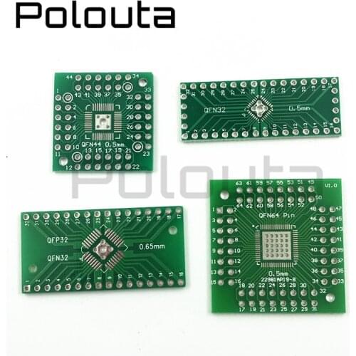 10 Pcs/lot Polouta Switchboard QFN32 Patch To Direct Dip 0.65 Pcb Board Triac Circuit Board Breadboard Adapter Sot Copper Plate